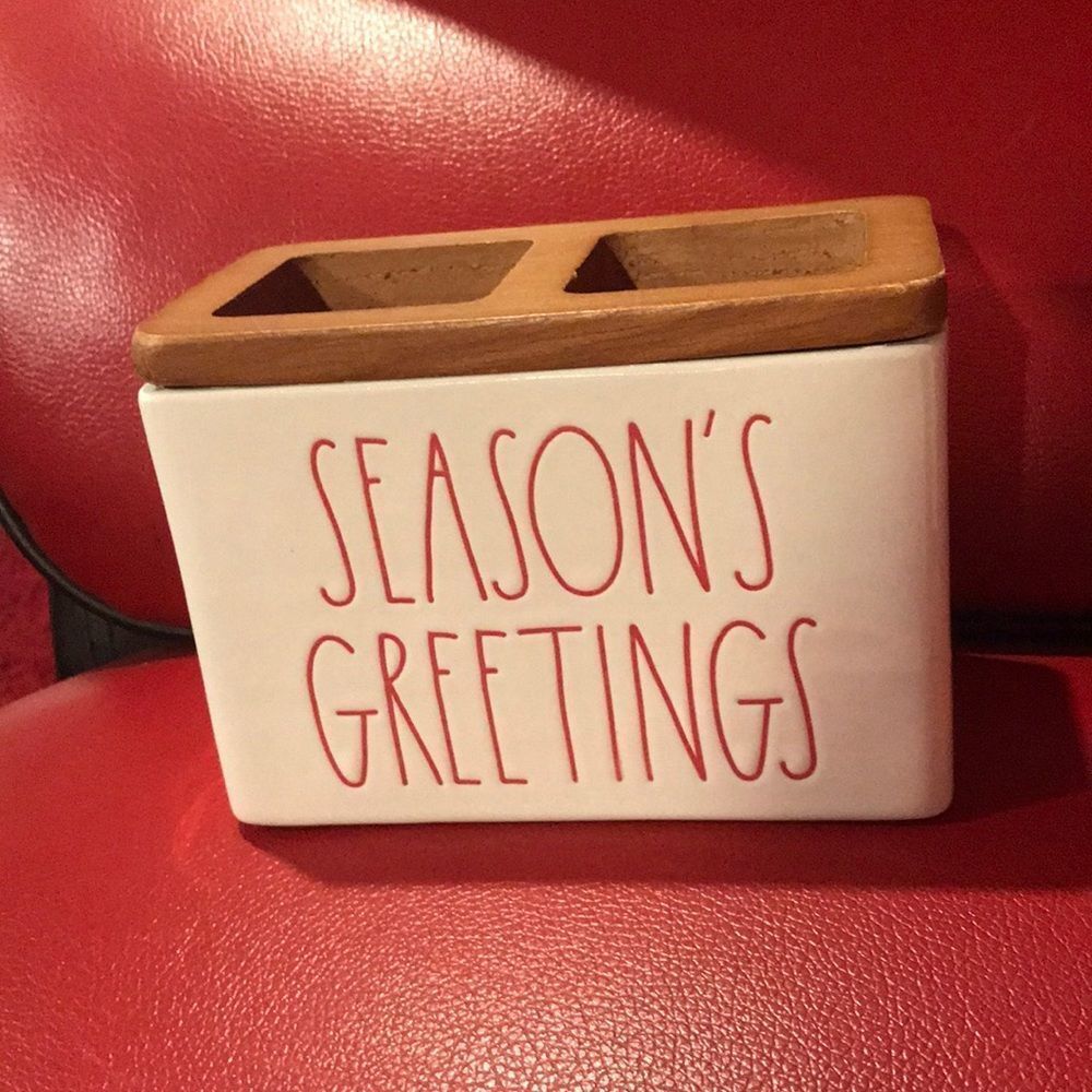 New Rae Dunn Christmas brush holder